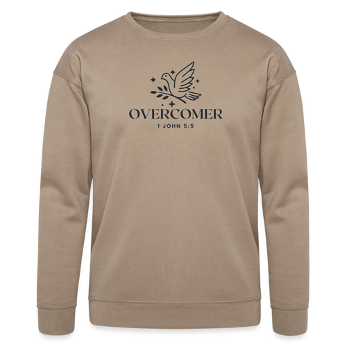 Overcomer - Canvas Unisex Sweatshirt - tan