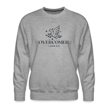Load image into Gallery viewer, Overcomer Men’s Premium Sweatshirt - heather grey
