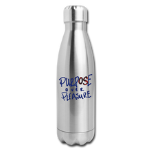 Load image into Gallery viewer, Insulated Stainless Steel Water Bottle - silver

