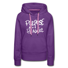 Load image into Gallery viewer, My God is a Warrior - Women’s Burgundy Hoodie - purple
