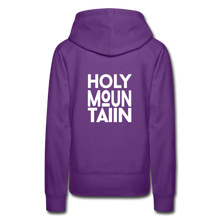Load image into Gallery viewer, My God is a Warrior - Women’s Burgundy Hoodie - purple
