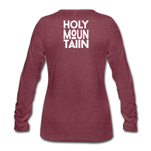Load image into Gallery viewer, &quot;My Youth&quot; Women&#39;s Premium Long Sleeve T-Shirt - heather burgundy
