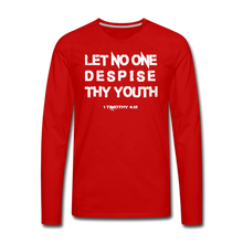Load image into Gallery viewer, &quot;My Youth&quot; Men&#39;s Premium Long Sleeve T-Shirt - red
