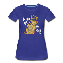Load image into Gallery viewer, Child of the King - Women’s Premium T-Shirt - royal blue
