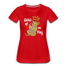 Load image into Gallery viewer, Child of the King - Women’s Premium T-Shirt - red
