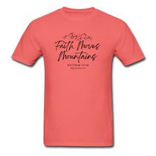Load image into Gallery viewer, Faith Moves Mountains Tee - coral
