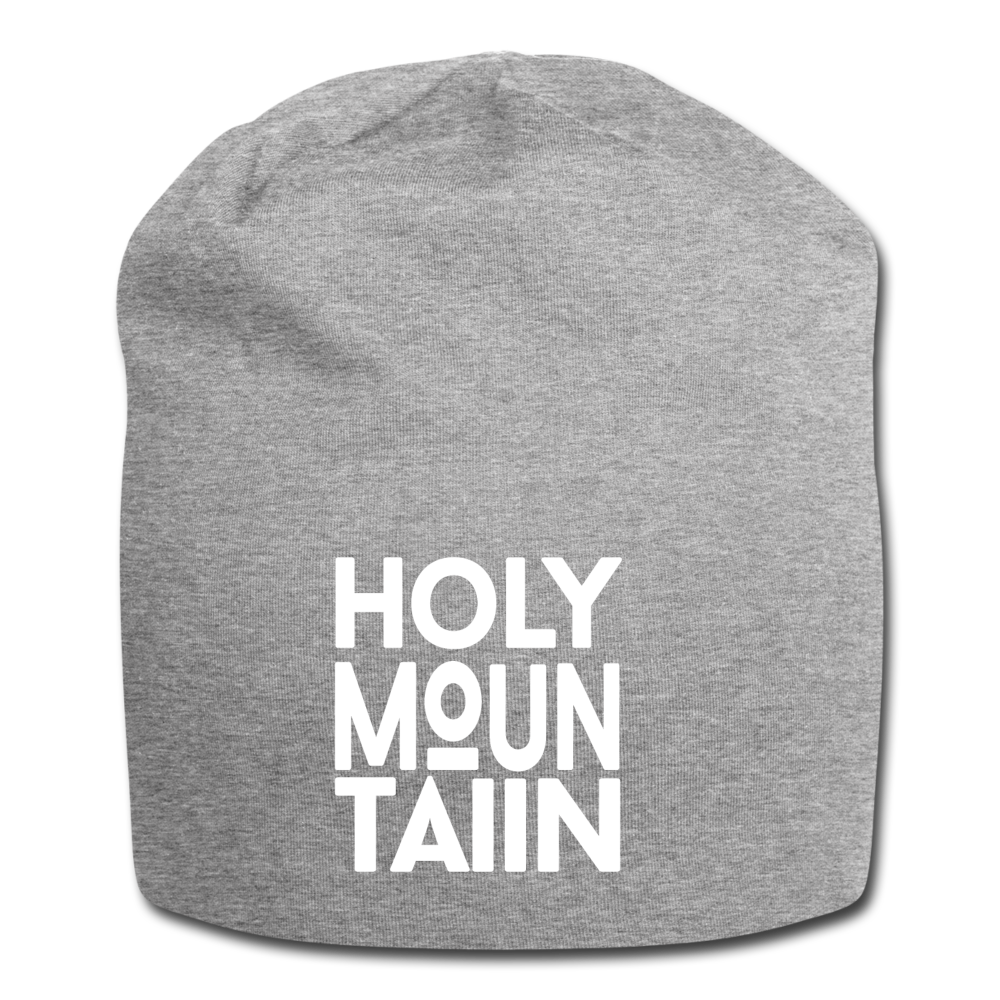 Holy Mountaiin stacked Beanie - heather gray