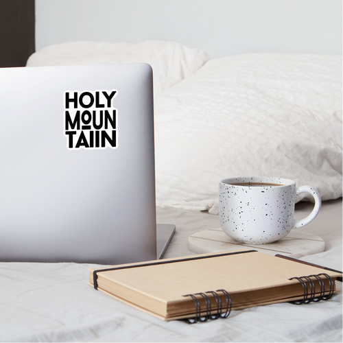 Holy Mountaiin Sticker - white matte