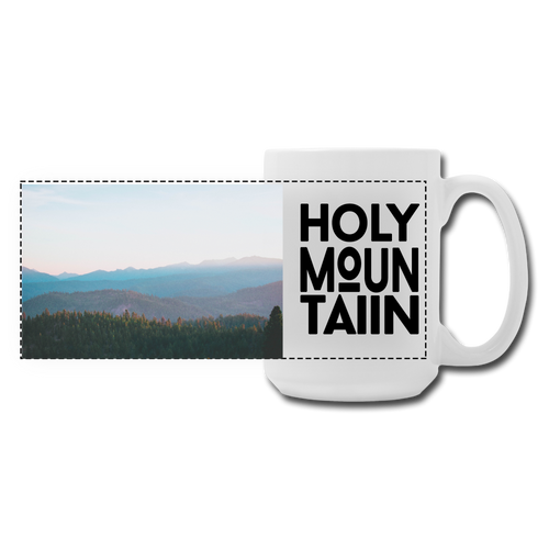 Holy Mountaiin Coffee/Tea Mug 15 oz - white