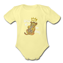 Load image into Gallery viewer, Child of the King - Baby Bodysuit - washed yellow
