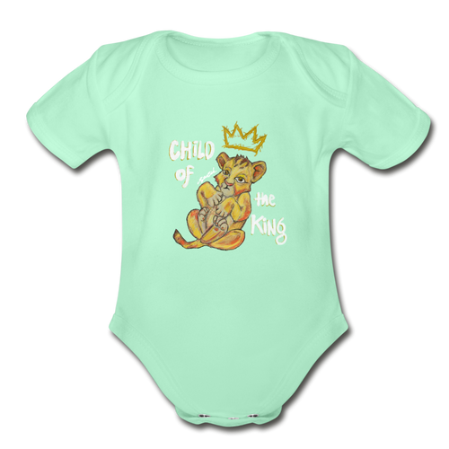 Child of the King - Baby Bodysuit - light mint