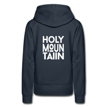 Load image into Gallery viewer, My God is a Warrior - Women’s Burgundy Hoodie - navy
