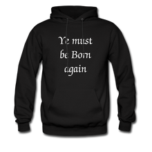 Load image into Gallery viewer, &quot;Born Again&quot; Men&#39;s Hoodie - black
