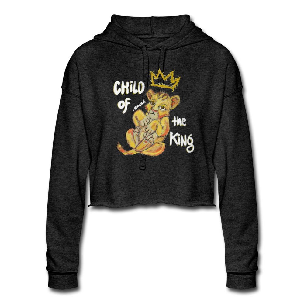 Child of the King - Women's Cropped Hoodie - deep heather
