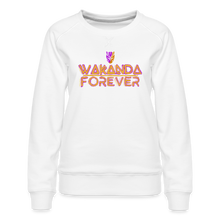 Load image into Gallery viewer, Wakanda Forever | Women’s Premium Sweatshirt - white
