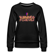 Load image into Gallery viewer, Wakanda Forever | Women’s Premium Sweatshirt - black
