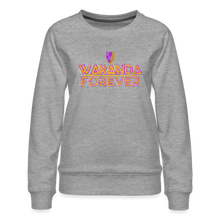 Load image into Gallery viewer, Wakanda Forever | Women’s Premium Sweatshirt - heather grey
