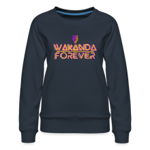 Load image into Gallery viewer, Wakanda Forever | Women’s Premium Sweatshirt - navy
